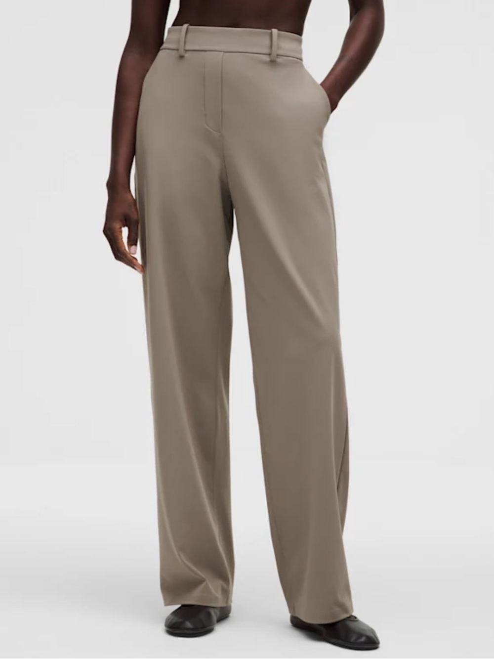 Lululemon Daydrift Straight-Leg HR Pant *Short Warm Ash Grey Size XL